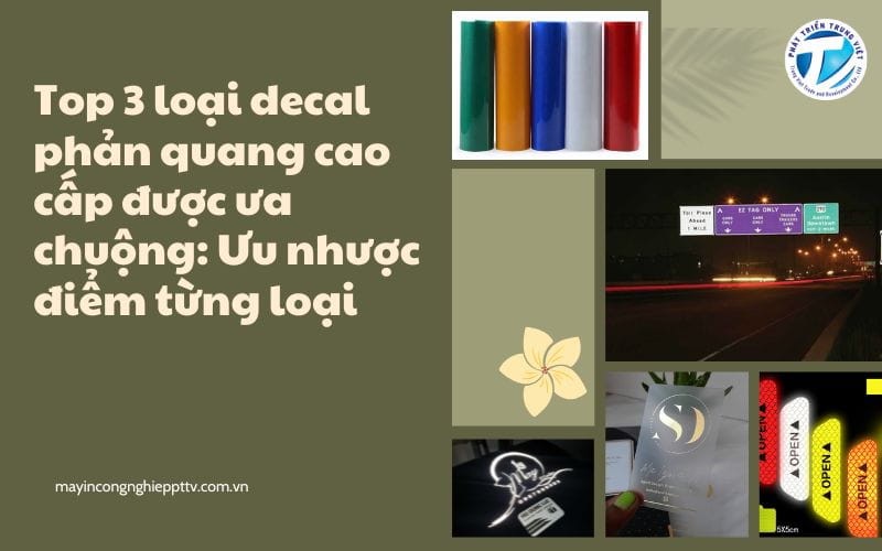 Top 3 loại decal phản quang cao cấp được ưa chuộng - Ưu nhược điểm từng loại
